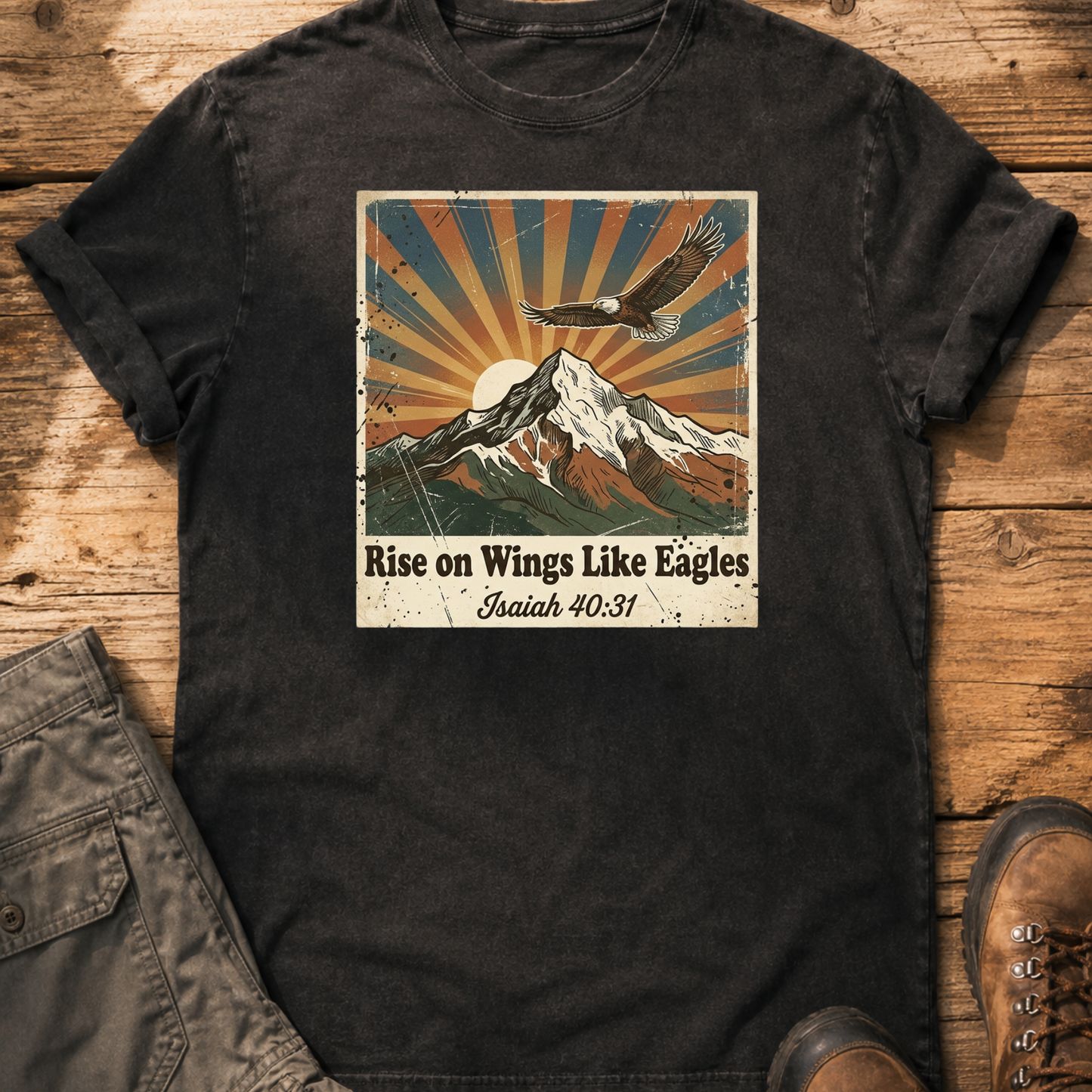 Rise on Wings Like Eagles T-Shirt