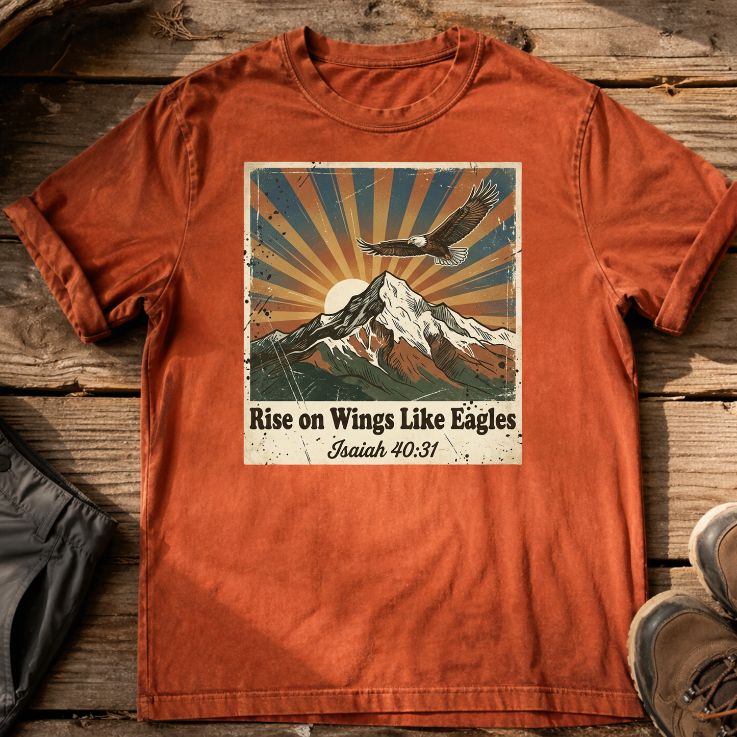Rise on Wings Like Eagles T-Shirt