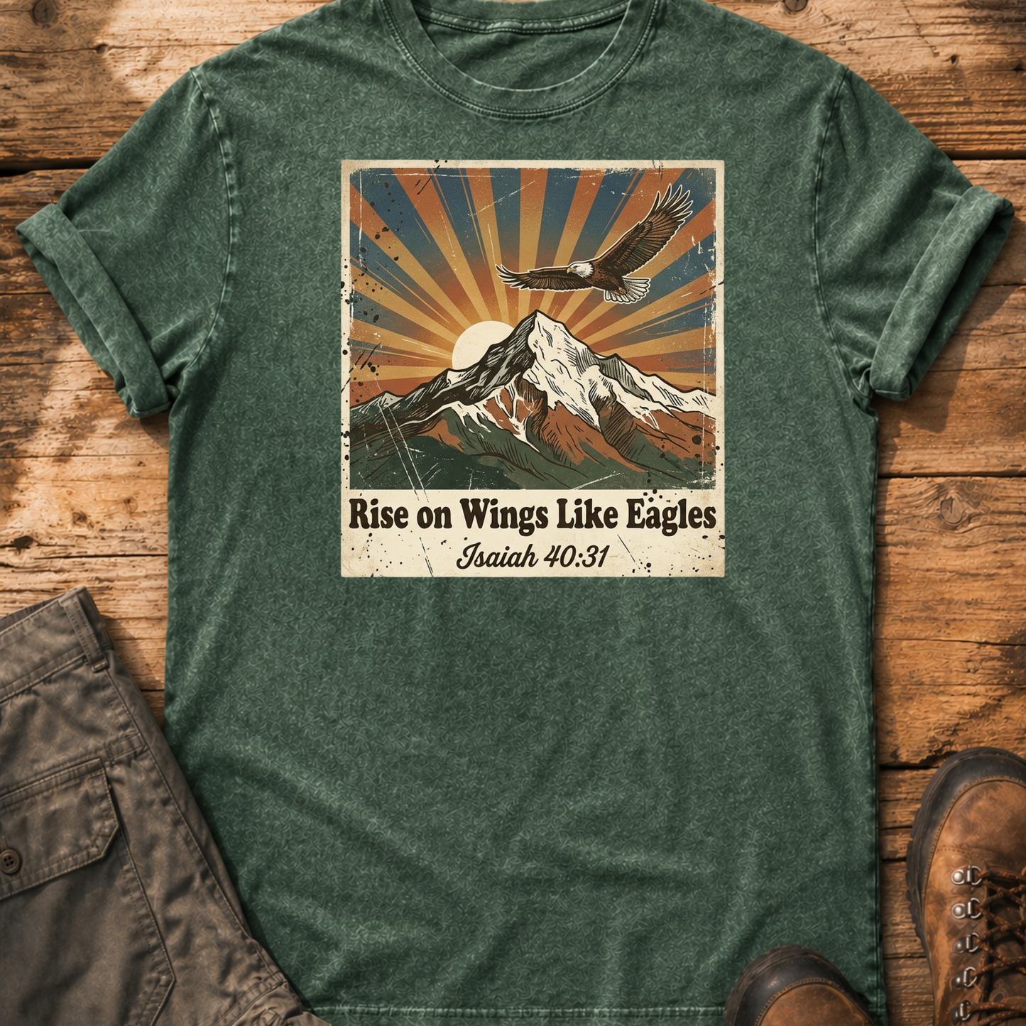 Rise on Wings Like Eagles T-Shirt