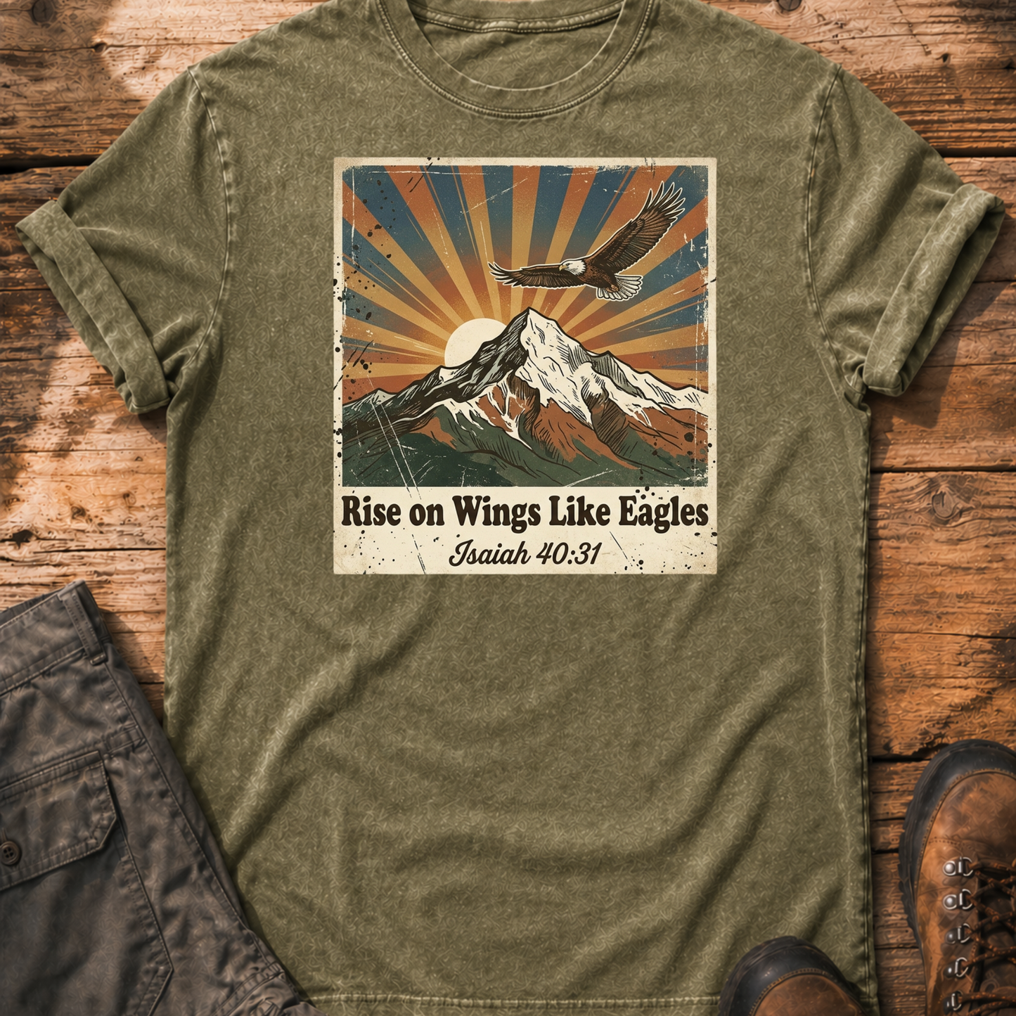Rise on Wings Like Eagles T-Shirt