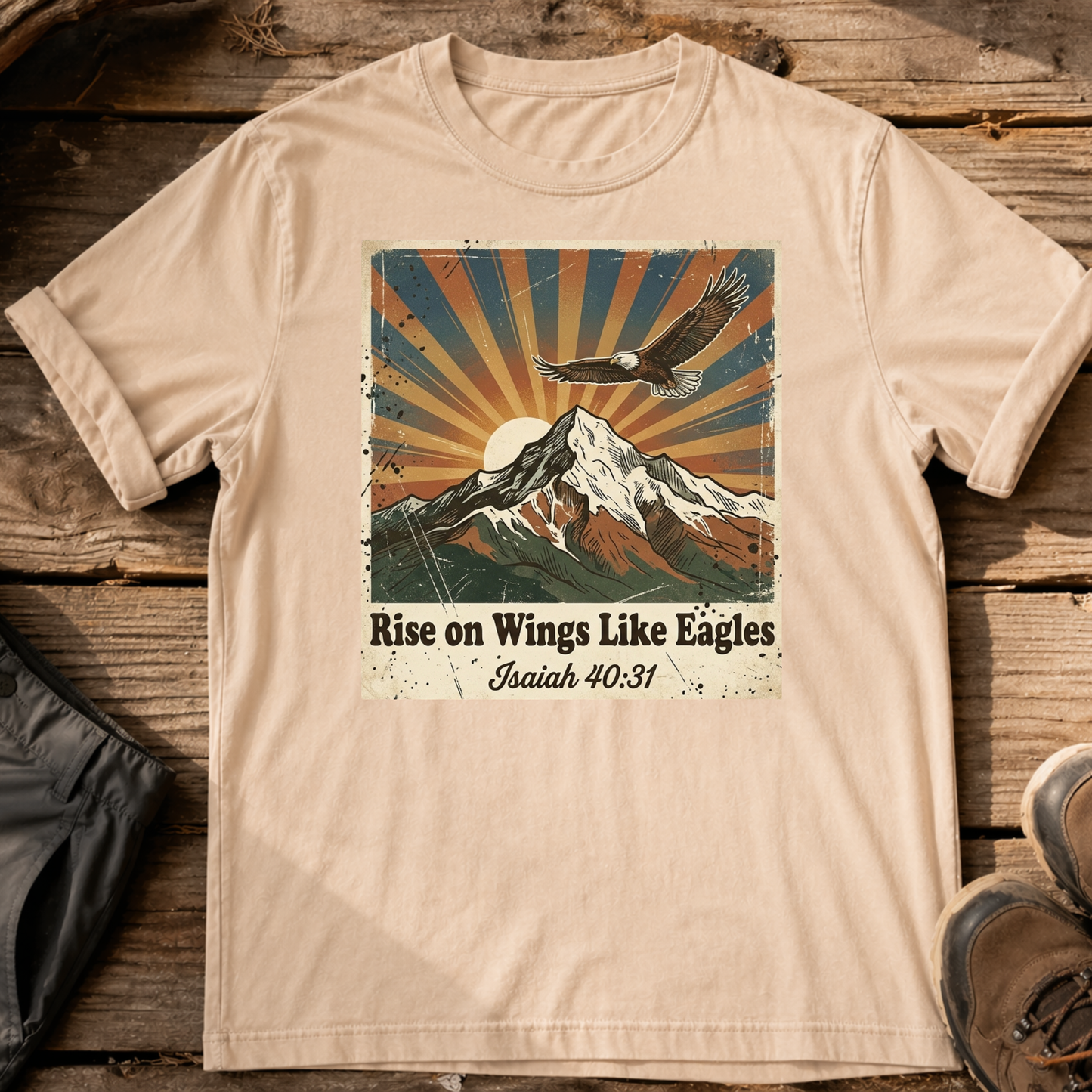 Rise on Wings Like Eagles T-Shirt